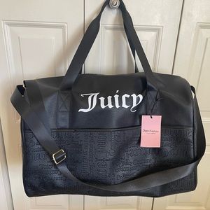 Juicy Couture Travel bag duffle LARGE all black